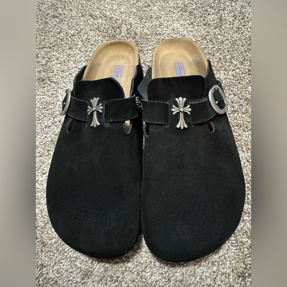 Chrome heart Birkenstock